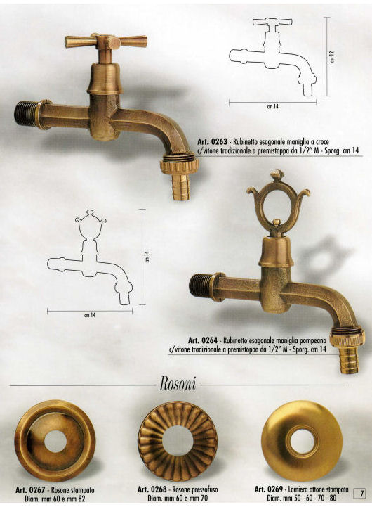Rubinetti in ottone 2